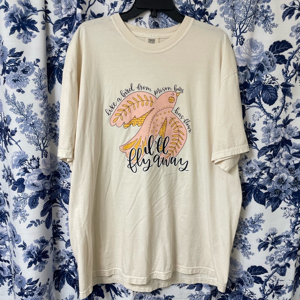 Christian Comfort Colors Cream T-Shirt